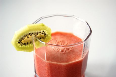 Jus de fraise et de kiwi