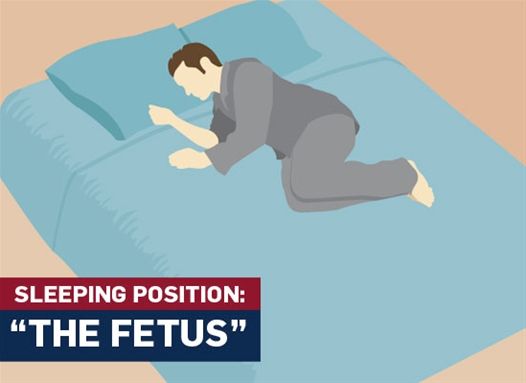 Qu'est-ce qui peut dire à une personne la position dans laquelle elle dort?