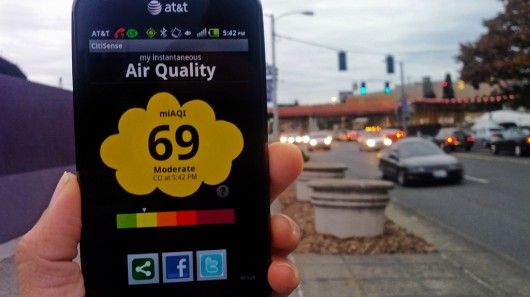 Smartphone détectera la qualité de l'air